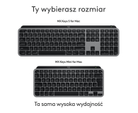 Logitech MX Keys Mini for Mac Grafit - 1261611 - zdjęcie 8